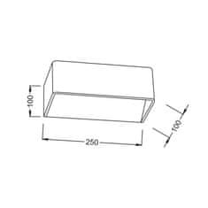 ACA ACA Lighting Wall a amp;Ceiling LED nástěnné svítidlo L35037L