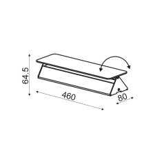 ACA ACA Lighting Wall a amp;Ceiling LED nástěnné svítidlo ZD806415LEDBK