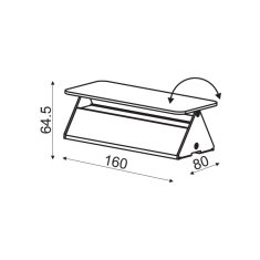 ACA ACA Lighting Wall a amp;Ceiling LED nástěnné svítidlo ZD80645LEDGD