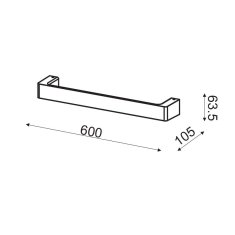 ACA ACA Lighting Wall a amp;Ceiling LED nástěnné svítidlo ZD810412LEDWH