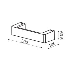 ACA ACA Lighting Wall a amp;Ceiling LED nástěnné svítidlo ZD81046LEDGY