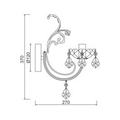 ACA ACA Lighting Elegant závěsné svítidlo TNK854533P