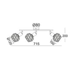 ACA ACA Lighting Spot svítidlo MC15613C