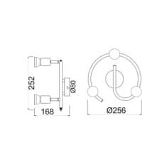 ACA ACA Lighting Spot stropní svítidlo MC634WH3G