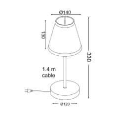 ACA ACA Lighting Dětské stolní svítidlo MT130941