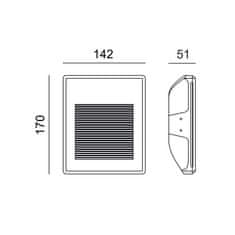 ACA ACA Lighting Gypsum zapuštěné sádrové svítidlo G8001MR