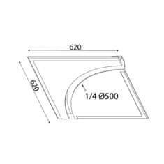 ACA ACA Lighting Gypsum zapuštěné sádrové svítidlo G8019W