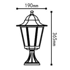 ACA ACA Lighting Garden lantern venkovní stojací svítidlo HI6023R