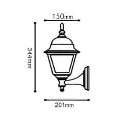 ACA ACA Lighting Garden lantern venkovní nástěnné svítidlo HI6041GB