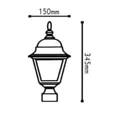 ACA ACA Lighting Garden lantern venkovní sloupové svítidlo HI6044GB