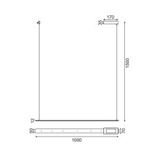 ACA ACA Lighting závěsné svítidlo LED 20W 3000K 1600lm černá 100X5XH150CM ATLANTIS ZM58LEDP100BK