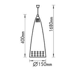 ACA ACA Lighting závěsné svítidlo XF15 AC.3XF15