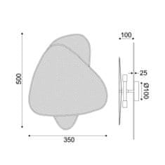 ACA ACA Lighting nástěnné svítidlo 2XE14 SKYROS ratan 50X35X13CM TF20852WN