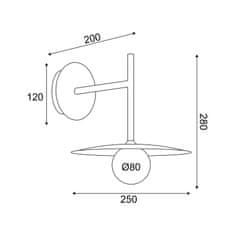 ACA ACA Lighting nástěnné svítidlo 1xG9 AFINAR bílá plus matné sklo 25X28X32CM OD94451WW