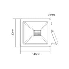 ACA ACA Lighting LED SMD FLOOD venkovní reflektor IP66 30W zelená 230V Q30G