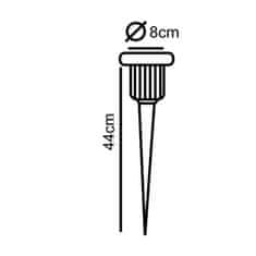 ACA ACA Lighting bodové svítidlo PAR38 E27 NO 77 zelená AC.045GL77G