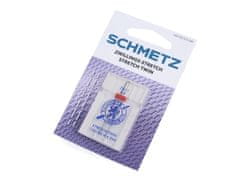 Schmetz Dvojjehla Stretch 2,5/75; 4,0/75 na kartě - (4,0/75) nikl