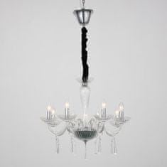 ACA ACA Lighting Crystal závěsné svítidlo BLK80288PCC