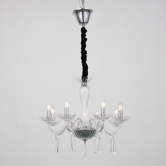 ACA ACA Lighting Crystal závěsné svítidlo BLK80288PCC