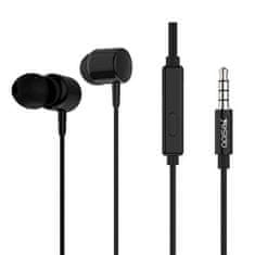 IZMAEL Sluchátka YH16 Wired Stereo 3.5mm - Černá KP36338