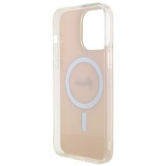 Guess hard silikonový kryt iPhone 15 PRO 6.1" pink IML Iridescent MagSafe