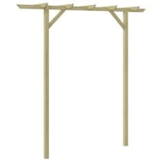 Vidaxl Zahradní pergola 205 x 40 x 203 cm dřevo