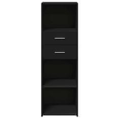 Vidaxl Skříň highboard černá 40 x 42,5 x 124 cm kompozitní dřevo