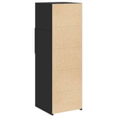 Vidaxl Skříň highboard černá 40 x 42,5 x 124 cm kompozitní dřevo