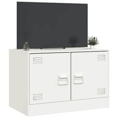 Vidaxl TV skříňka bílá 67 x 39 x 44 cm ocel