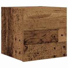 Vidaxl Nástěnná TV skříňka old wood 30,5 x 30 x 30 cm