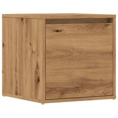 Vidaxl Úložný box se zásuvkou dub artisan 40,5x40x40 cm kompozit