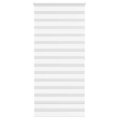 Vidaxl Zebra roleta bílá 110x200 cm šířka látky 105,9 cm polyester