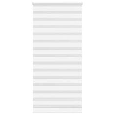 Vidaxl Zebra roleta bílá 100x200 cm šířka látky 95,9 cm polyester