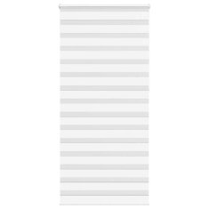 Vidaxl Zebra roleta bílá 100x230 cm šířka látky 95,9 cm polyester