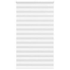 Vidaxl Zebra roleta bílá 120x230 cm šířka látky 115,9 cm polyester