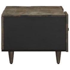 Vidaxl Coffee Table světle šedá 100x54x40cm masivní mangovníkové dřevo