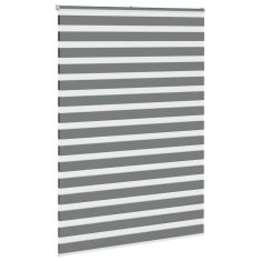 Vidaxl Zebra roleta tmavě šedá 160x200cm šířka látky 155,9cm polyester