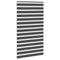 Vidaxl Zebra roleta černá 130x200 cm šířka látky 125,9 cm polyester