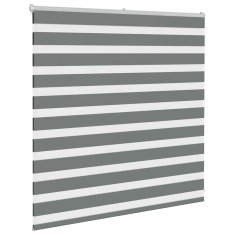 Vidaxl Zebra roleta tmavě šedá 145x100cm šířka látky 140,9cm polyester