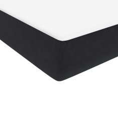 Vidaxl Box spring postel s matracemi černá 200x210 cm samet