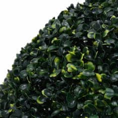 Vidaxl Umělé buxus koule s LED světly 2 ks zelené 52 cm