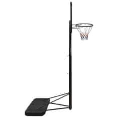 Vidaxl Basketbalový koš s průhlednou deskou 256–361 cm polykarbonát