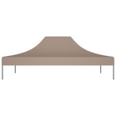 Vidaxl Střecha k party stanu 4,5 x 3 m taupe 270 g/m²