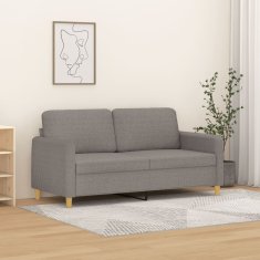 Vidaxl 2místná pohovka taupe 140 cm textil