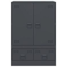 Vidaxl Highboard antracitový 67 x 39 x 95 cm ocel