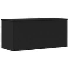 Vidaxl Úložný box černý 100 x 42 x 46 cm kompozitní dřevo