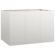 Vidaxl Truhlík 120x80x80 cm nerezová ocel