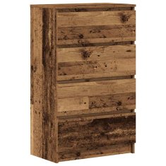 Vidaxl Příborník Old Wood 60x35x98,5 cm Dřevěná konstrukce