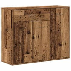 Vidaxl Příborník Old Wood 88x30x70 cm Dřevěná konstrukce