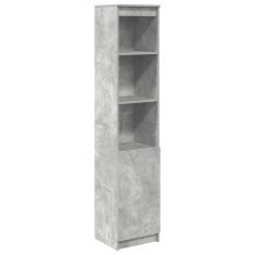 Vidaxl Highboard Concrete Grey 37,5x35x180 cm Dřevěná konstrukce